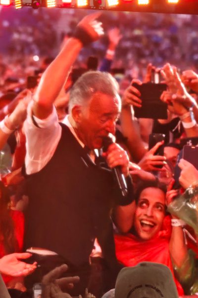 Bruce Springsteen wśród publiczności