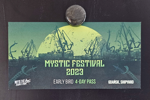 Zdjęcie biletu na Mystic Festival 2023